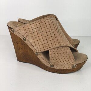 Sbicca Declan Perforated Wedge Sandal 40